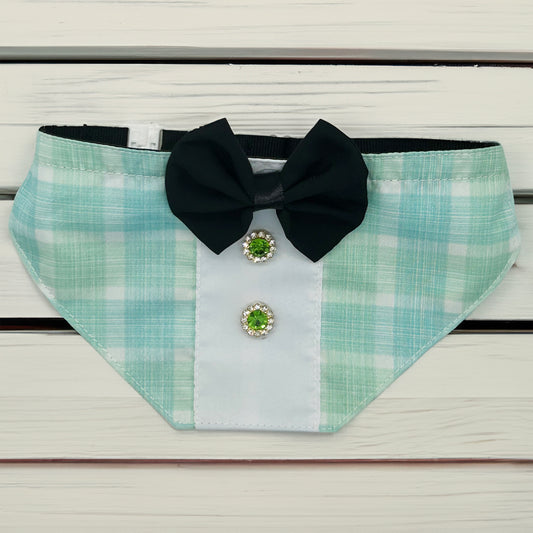 Boy Bib Plaid -4 Pack