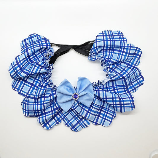 Ruffle Blue Plaid