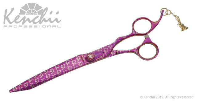 Kenchii Pink Poodle 8" Curved Shear