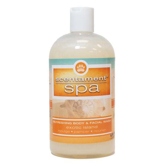 Best Shot Scentament Spa Refeshing body & Facial Wash exotic island dog grooming supplies