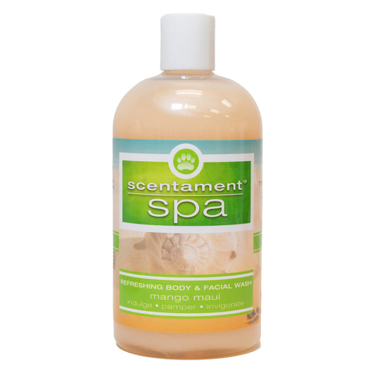 Best Shot Scentament Spa Refeshing body & Facial Wash Mango Maui dog grooming supplies