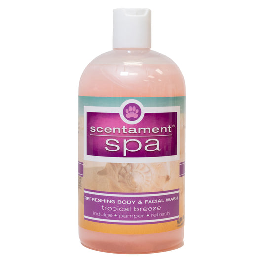 Best Shot Scentament Spa Refeshing body & Facial Wash Tropical Breeze dog grooming supplies